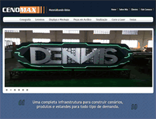 Tablet Screenshot of cenomax.com.br